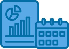 Yearly Report Vector Icon Design