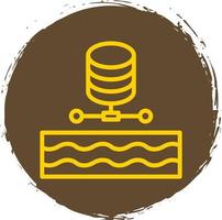Data Lake Vector Icon Design
