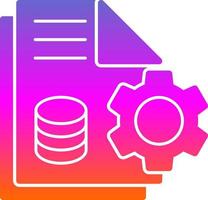 Data Reporting Vector Icon Design