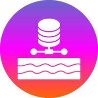 Data Lake Vector Icon Design
