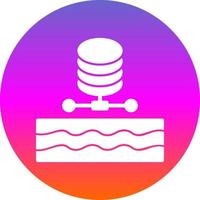 Data Lake Vector Icon Design