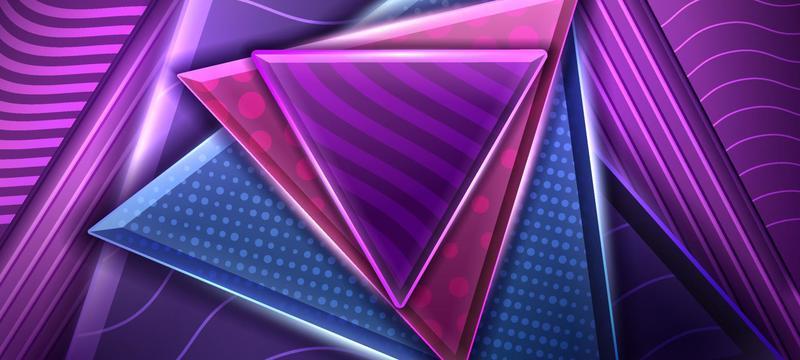 Colorful Triangular Abstract Background