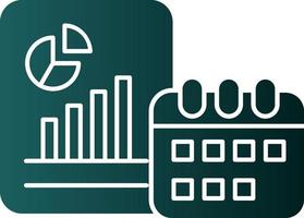Yearly Report Vector Icon Design