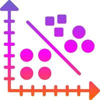 Cluster Analysis Vector Icon Design