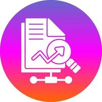 Diagnostic Analytics Vector Icon Design