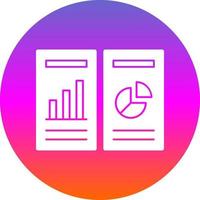 Comparative Analytics Vector Icon Design
