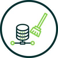 Data Cleansing Vector Icon Design