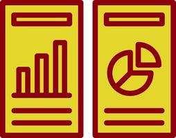 Comparative Analytics Vector Icon Design
