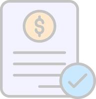 Invoice Vector Icon Design