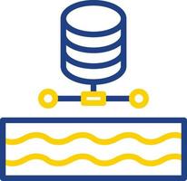 Data Lake Vector Icon Design