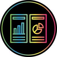 Comparative Analytics Vector Icon Design
