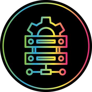 diseño de icono de vector de base de datos