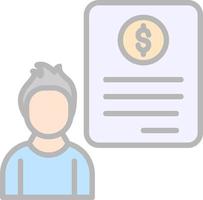 Auditor Vector Icon Design