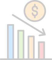 Depreciation Vector Icon Design