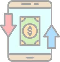 Transaction Vector Icon Design