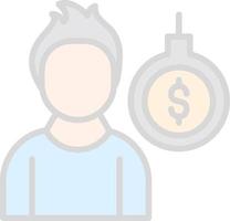 Debt Vector Icon Design