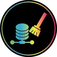 Data Cleansing Vector Icon Design