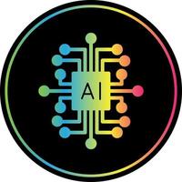 Artificial Intelligence Vector Icon Design