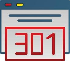 301 Redirect Vector Icon Design