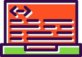 Header Code Vector Icon Design