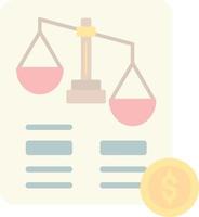 Balance Sheet Vector Icon Design