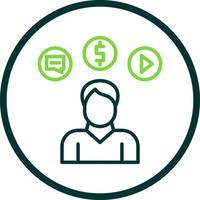 Consumer Behavior Vector Icon Design