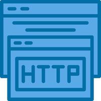 diseño de icono de vector de http