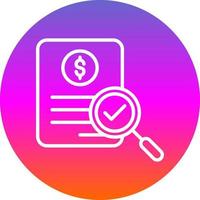 Audit Vector Icon Design