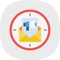 Email Direct Marketing Vector Icon Design