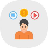 Consumer Behavior Vector Icon Design