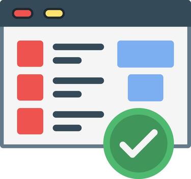 Featured Snippet Vector Icon Design