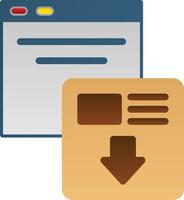 Landing Page Vector Icon Design