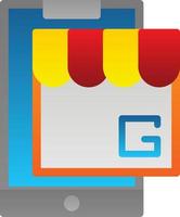 Google My Business Vector Icon Design