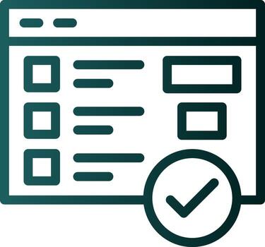 Featured Snippet Vector Icon Design