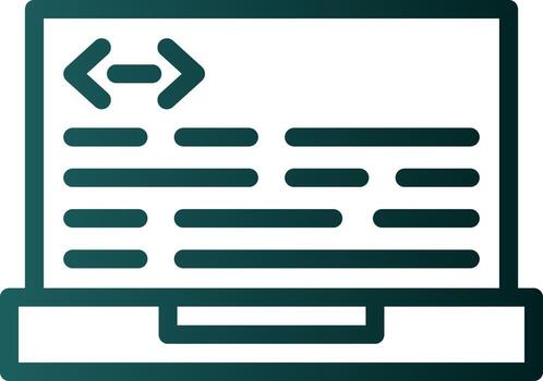 diseño de icono de vector de código de encabezado