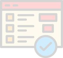 Featured Snippet Vector Icon Design