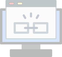 Hyperlink Vector Icon Design