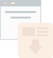 Landing Page Vector Icon Design
