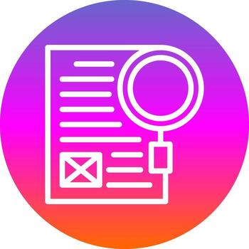 Latent Semantic Index Vector Icon Design