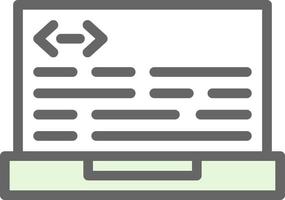 Header Code Vector Icon Design