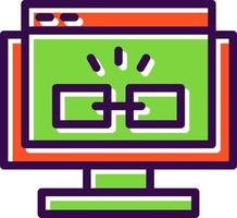 Hyperlink Vector Icon Design