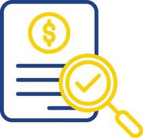 Audit Vector Icon Design