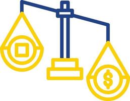 Money Scale Vector Icon Design