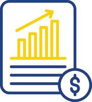 Debt Analysis Vector Icon Design