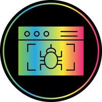 Virus Detection Vector Icon Design