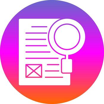 Latent Semantic Index Vector Icon Design