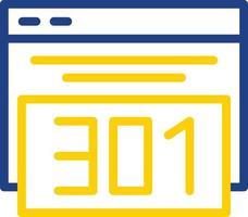 301 Redirect Vector Icon Design