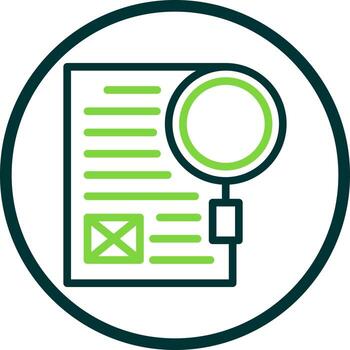 Latent Semantic Index Vector Icon Design