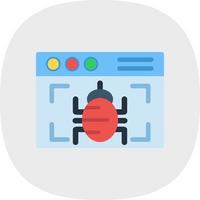 Virus Detection Vector Icon Design