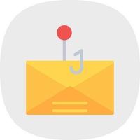 Email Phishing Vector Icon Design